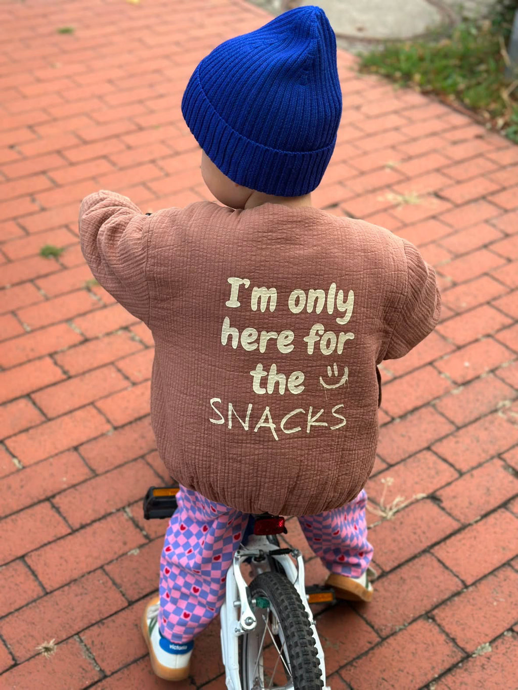 I’m only here for the Snacks – Bügelbild für Kids