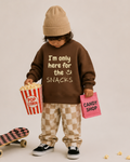 Snacks first – Bügelbild DIN A4