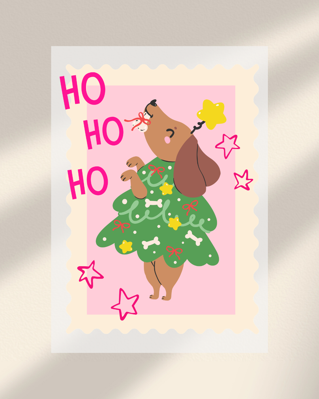 HO HO HO WEIHNACHTSHUND