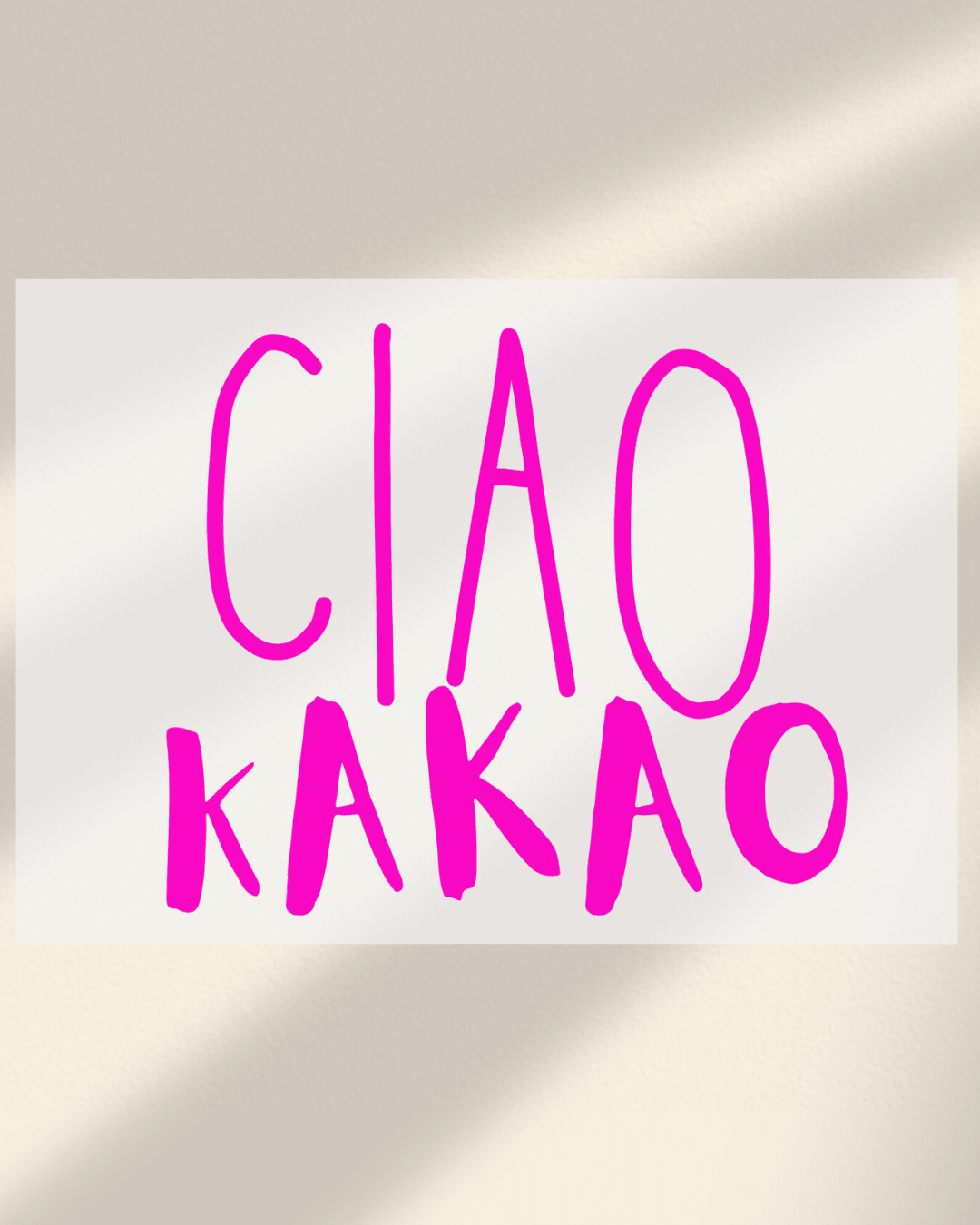 CIAO KAKAO - Hey Jo