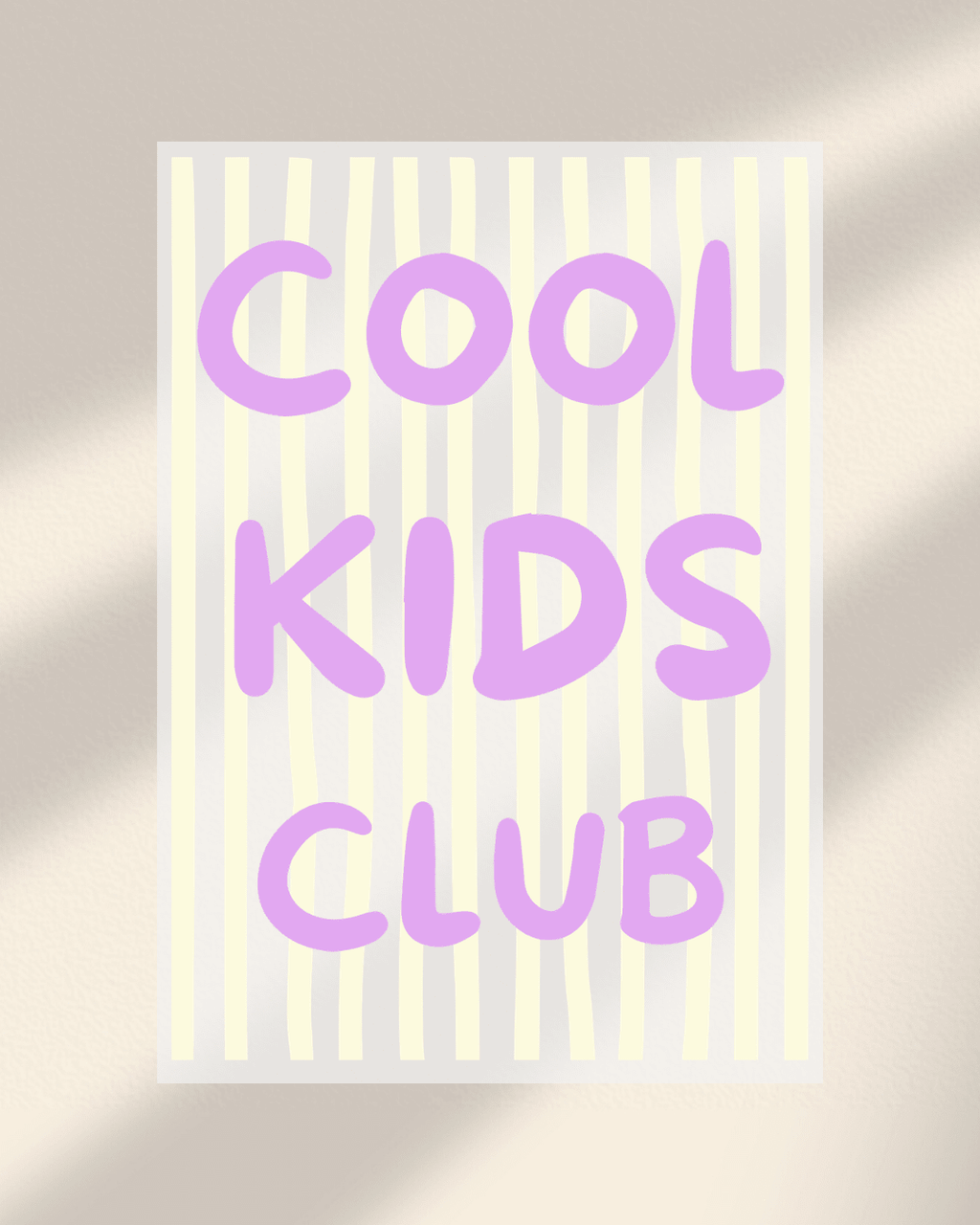 Cool Kids Club – Bügelbild für Kids - Hey Jo