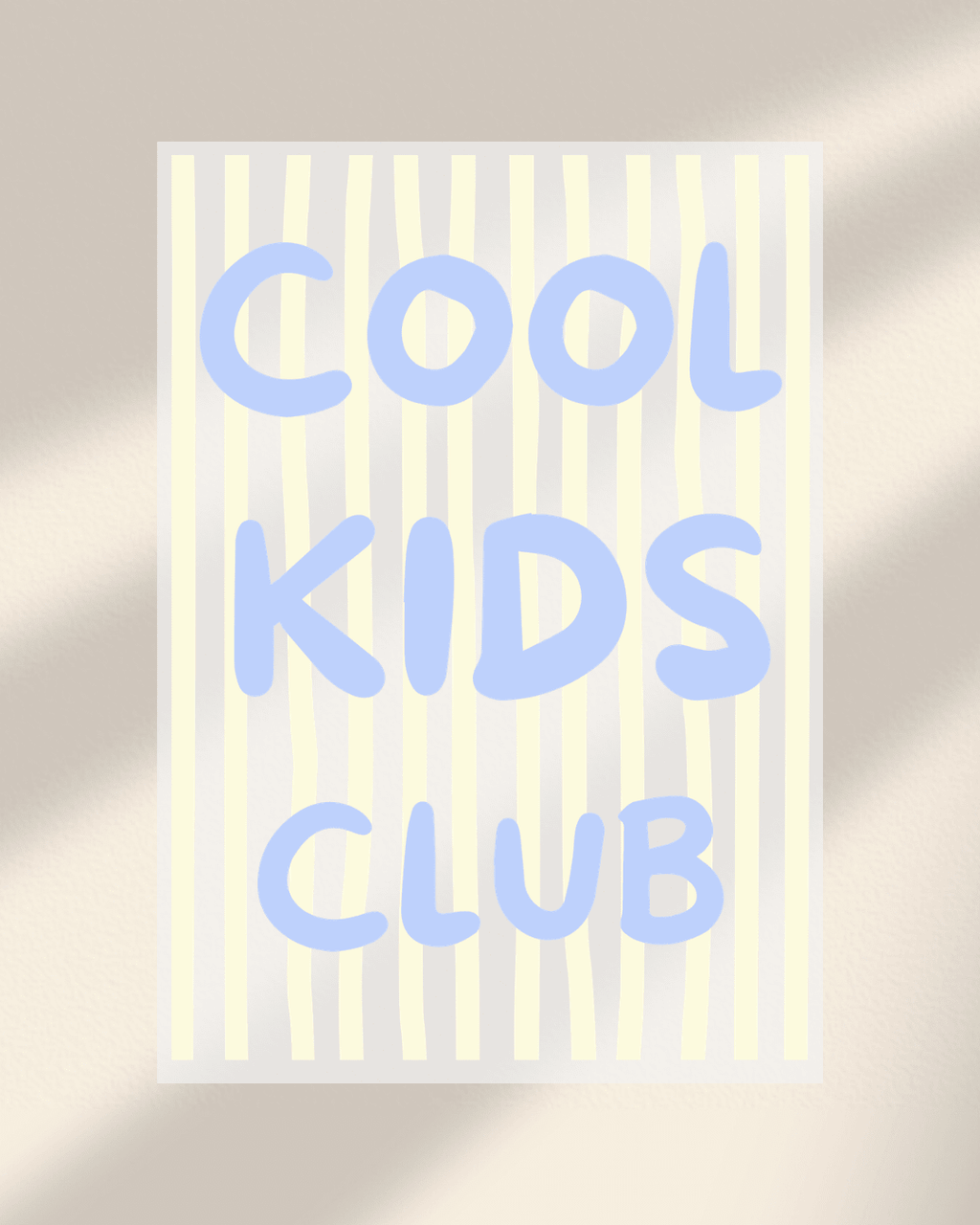 Cool Kids Club – Bügelbild für Kids - Hey Jo