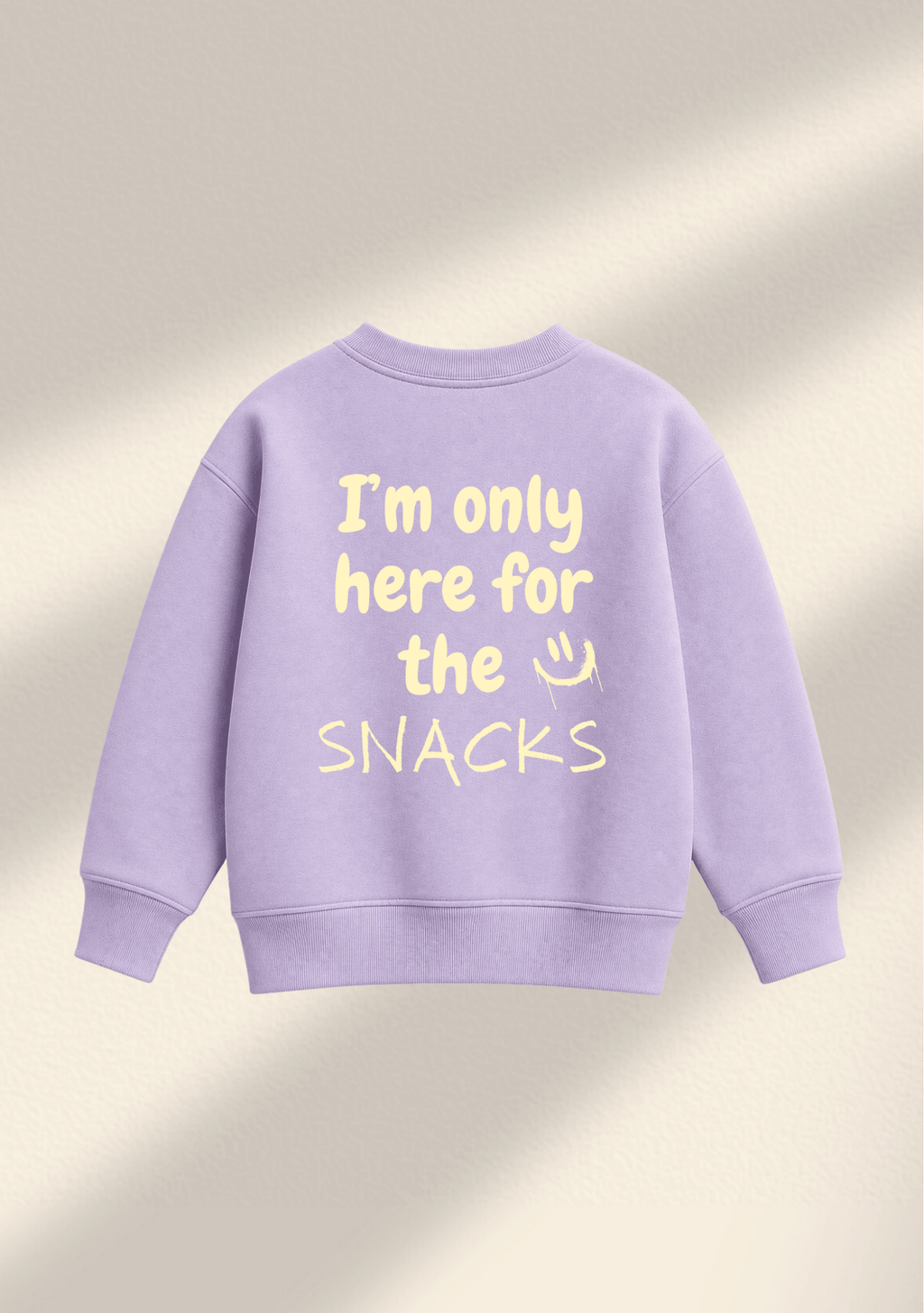 I’m only here for the Snacks – Bügelbild für Kids - Hey Jo