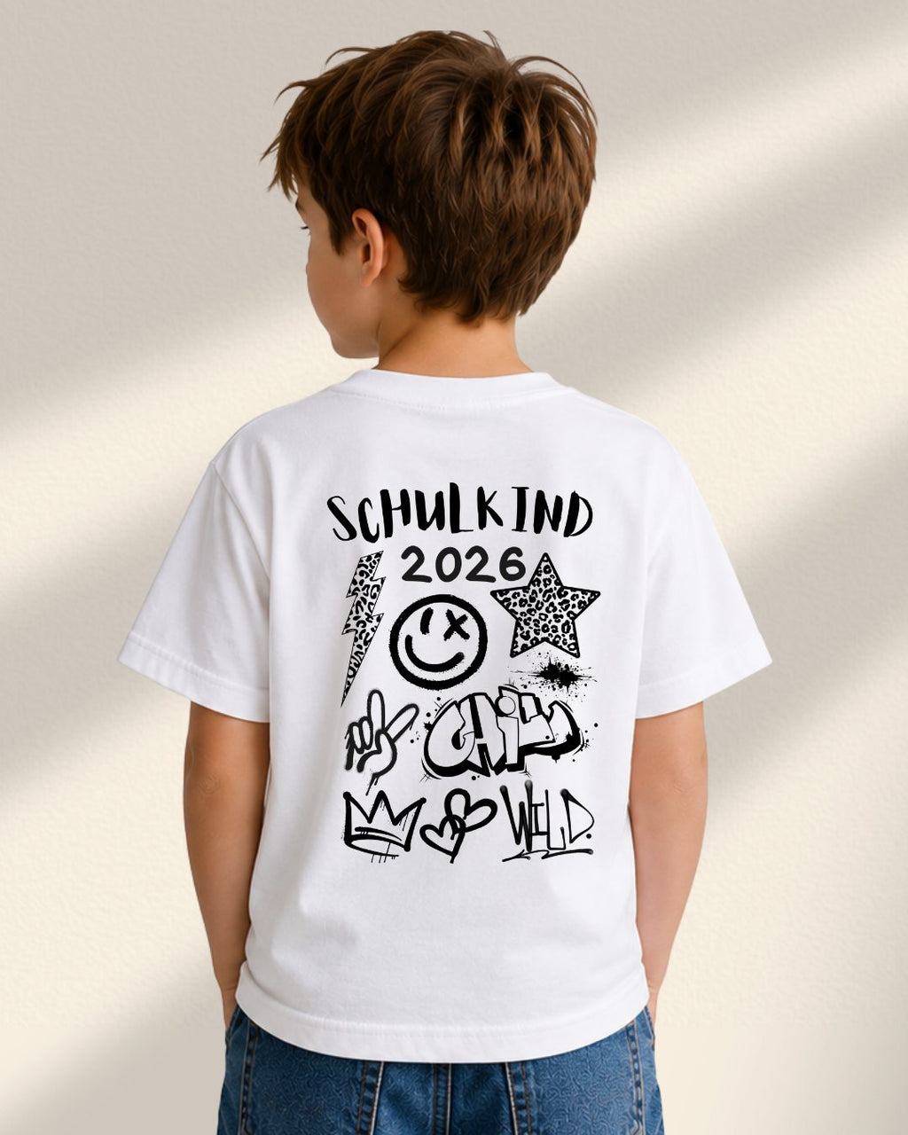Schulkind 2026 – Bügelbild DIN A4 | Schulanfang & Einschulung - Hey Jo